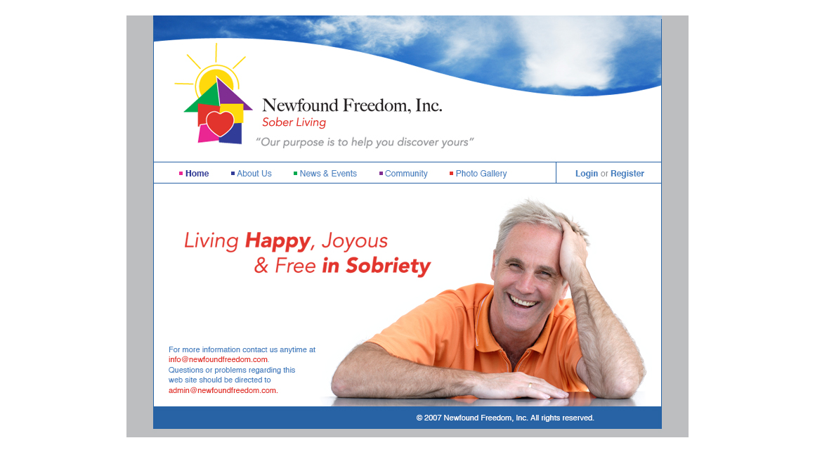 Newfound Freedom Web Design