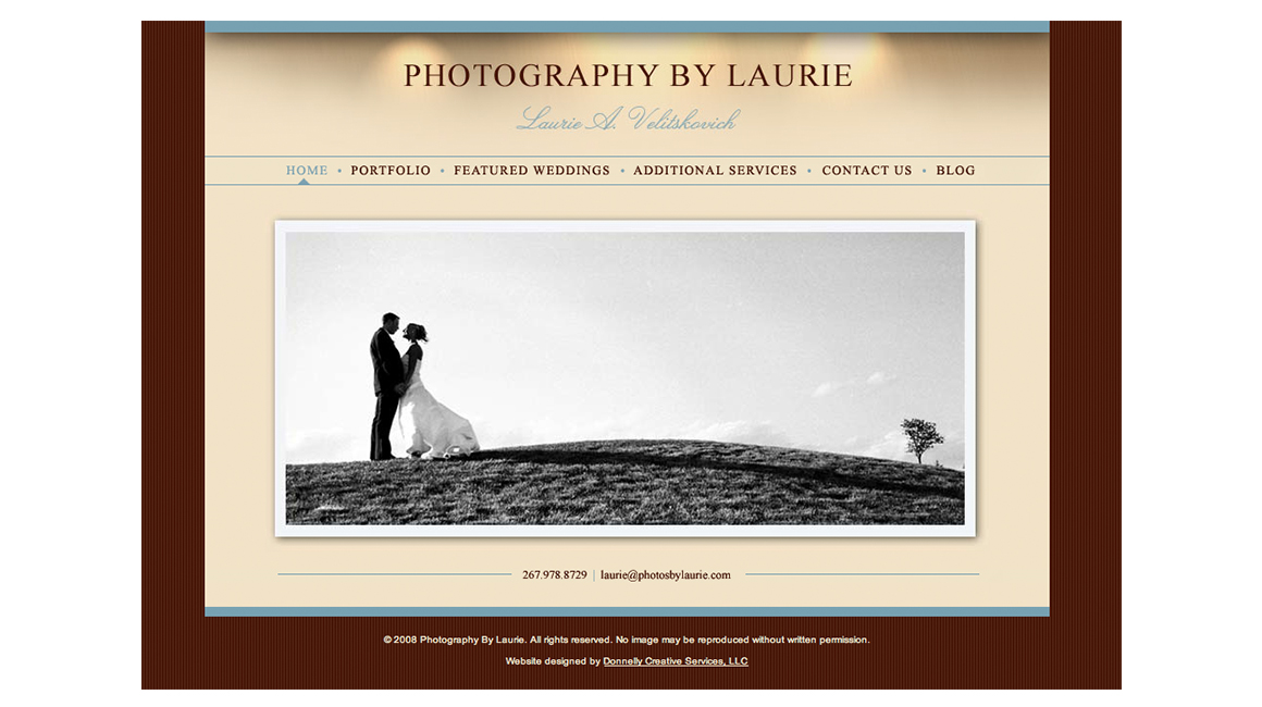 Photography By Laurie Website Design and Development