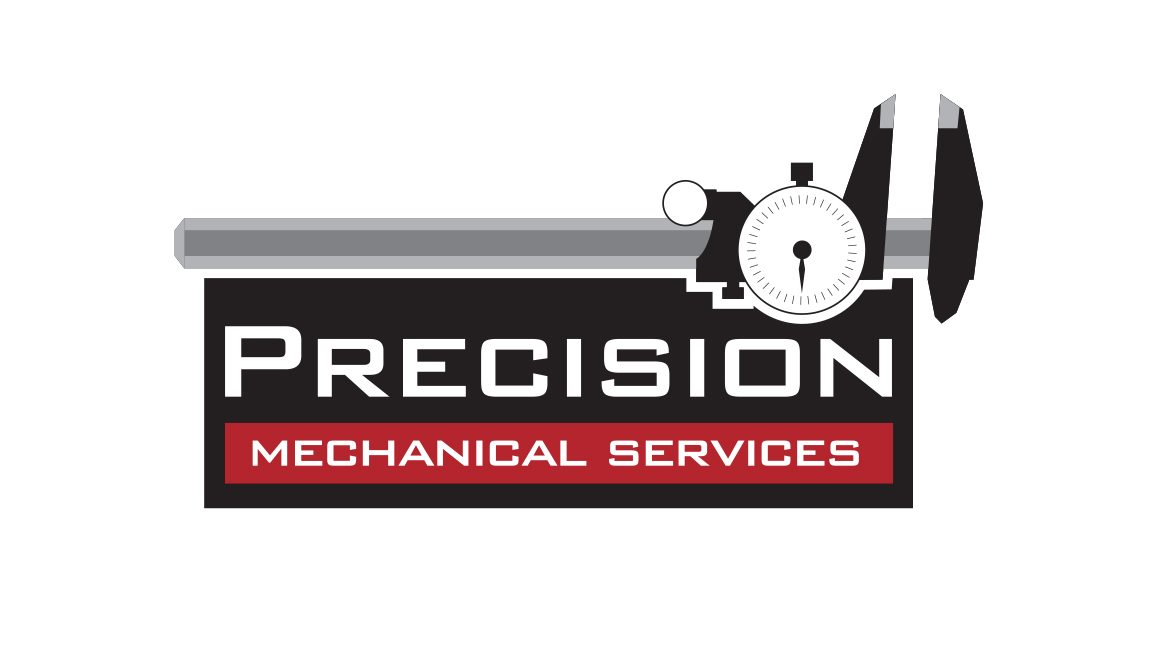 Precision Mechanical Services Logo Design