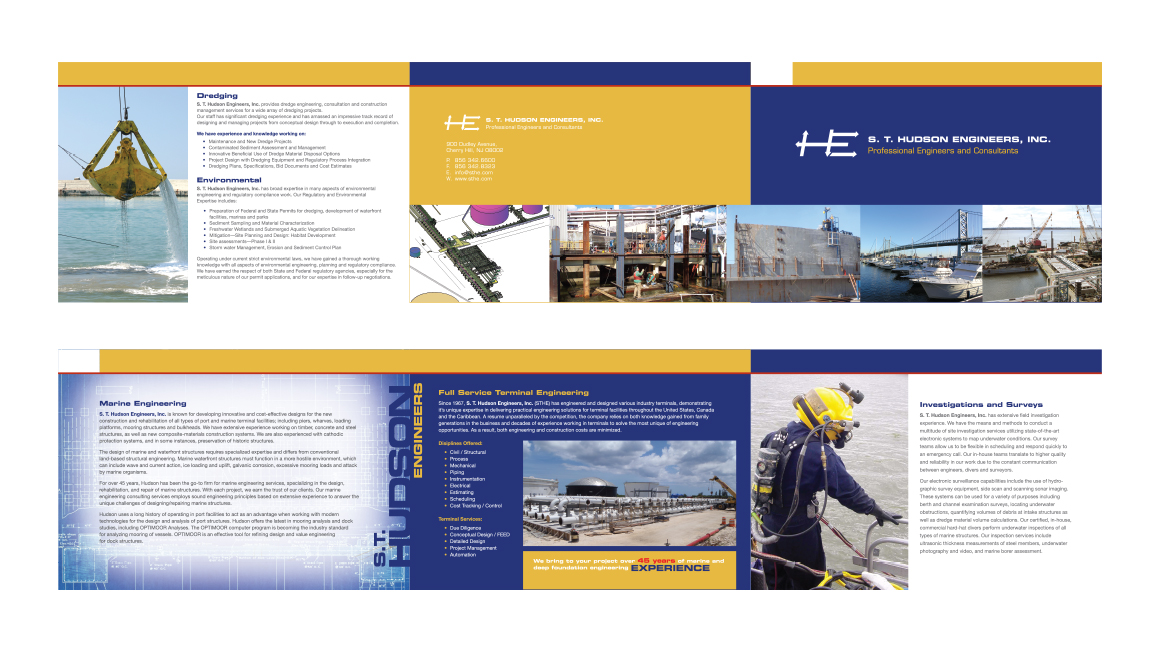 Donnelly Creative Services - Hudson Engineers Brochure Design