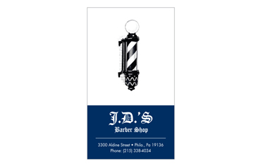 Donnelly Creative Services - JDS Barber Shop Business Card Design