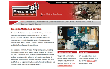 Donnelly Creative Services - Precision Mechanical Website Design
