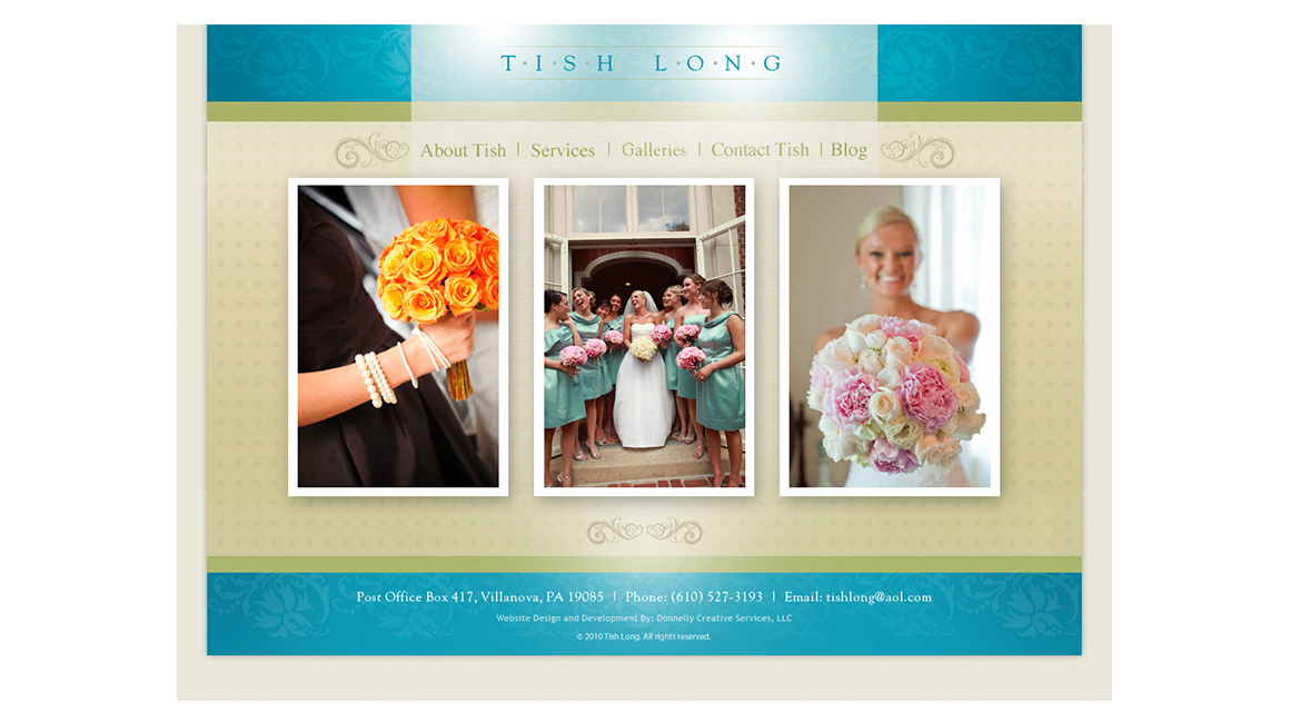 Donnelly Creative Services - Tish Long Website Design